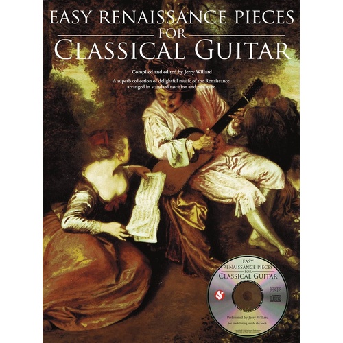 Easy Renaissance Pieces For Classical Guitar Softcover Book/CD