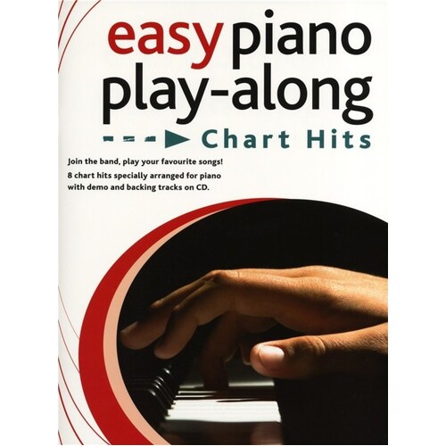 Easy Piano Play Along Chart Hits Softcover Book/CD