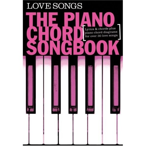 Piano Chord Songbook Love Songs Book