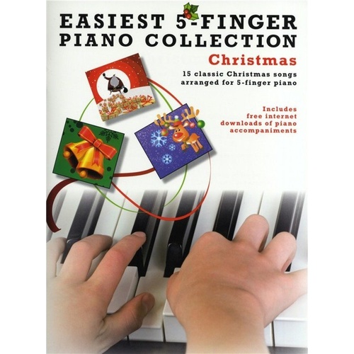Easiest 5-Finger Piano Collection: Christmas Edition