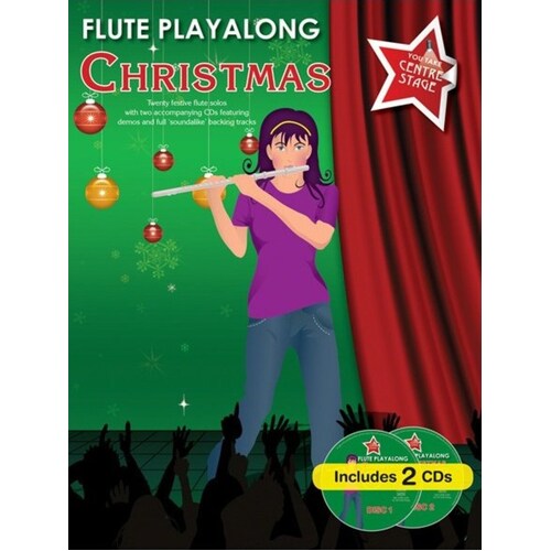Flute Playalong Christmas Book/2CDs (Softcover Book/CD)