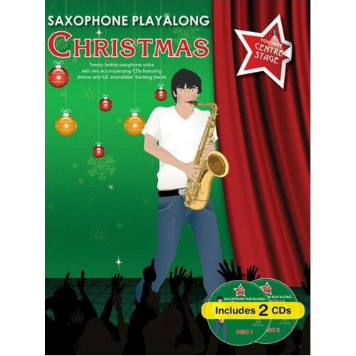 Saxophone Playalong Christmas Book/2CDs (Softcover Book/CD)