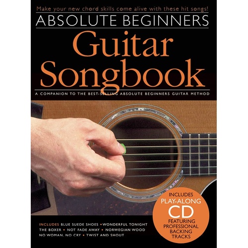 Absolute Beginners Guitar SongSoftcover Book/CD