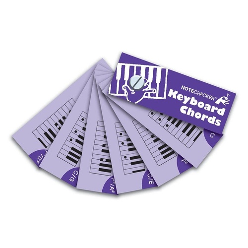 Note Cracker Keyboard Chords Reference Cards