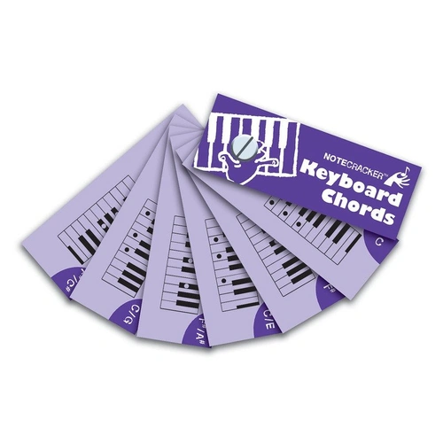 Note Cracker Keyboard Chords Reference Cards by Wise Publications
