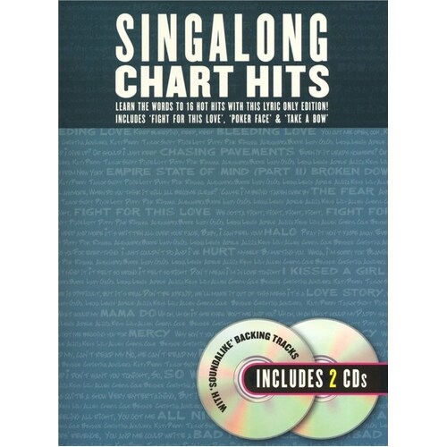 Singalong Chart Hits Book 2Cds