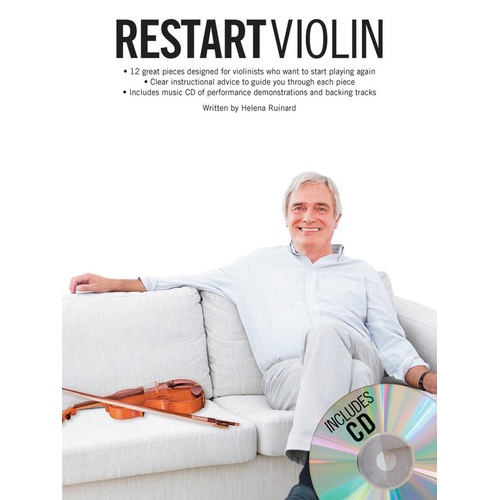 Restart Violin Softcover Book/CD