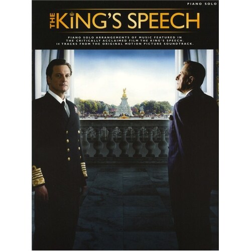 Kings Speech Soundtrack Piano Solo (Softcover Book)