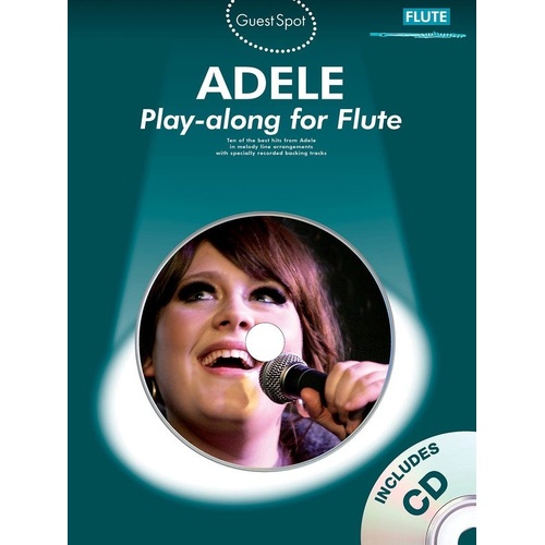 Guest Spot Adele Play-Along for Flute Book/CD
