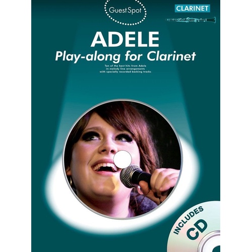Guest Spot Adele Play-Along for Clarinet BK/CD