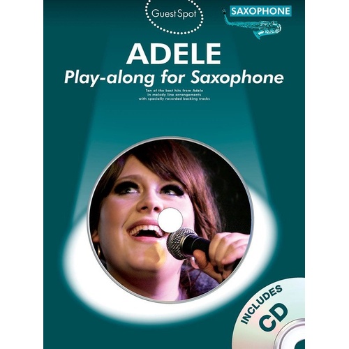 Guest Spot Adele Play-Along for Alto Saxophone BK/CD