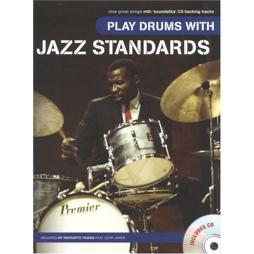 Play Drums With Jazz Standards Book and CD