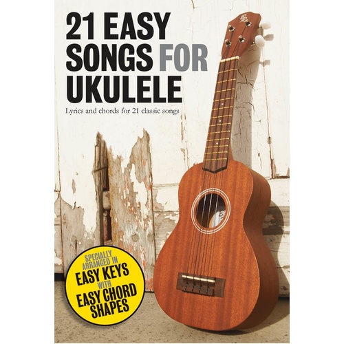 21 Easy Songs For Ukulele (Softcover Book)