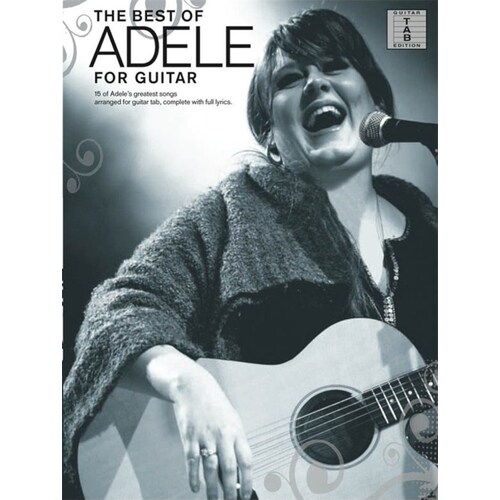 Best Of Adele For Guitar TAB (Softcover Book)
