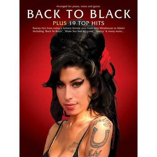 Back To Black Plus 19 Top Hits PVG (Softcover Book)