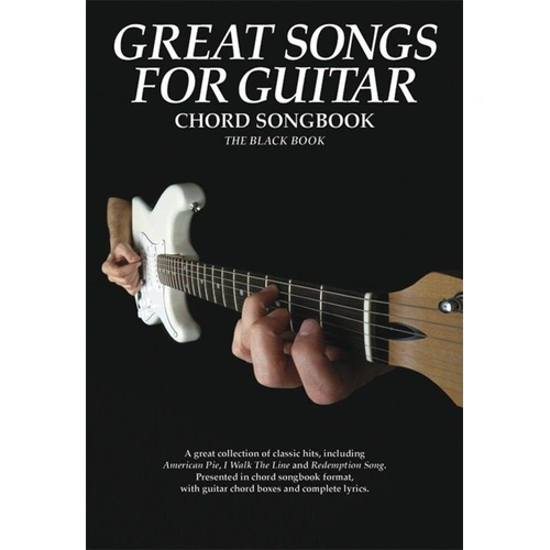 Great Songs for Guitar Chord Songbook - The Black Book by Wise Publications