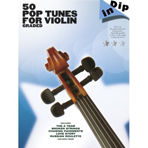 Dip In 50 Pop Tunes Violin Graded (Softcover Book)