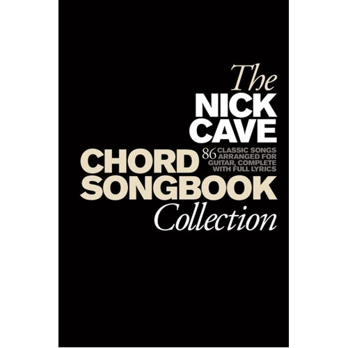 Nick Cave Chord Songbook Collection Hb Book