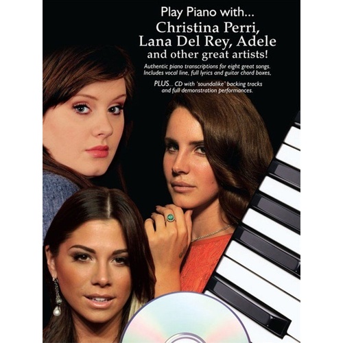 Play Piano With Christina Perri, Adele, Lana Del Rey BK/CD