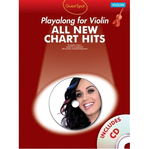 Guest Spot All New Chart Hits Violin Softcover Book/CD