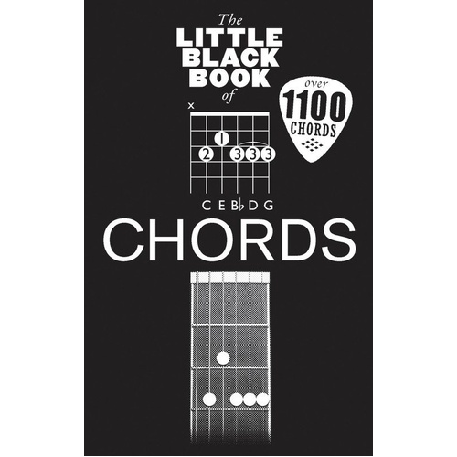 Little Black Book of Guitar Chords - Over 1100 Easy-to-Read Chords, Fingerings, Note Names, Alternative Tunings & Chord Boxes