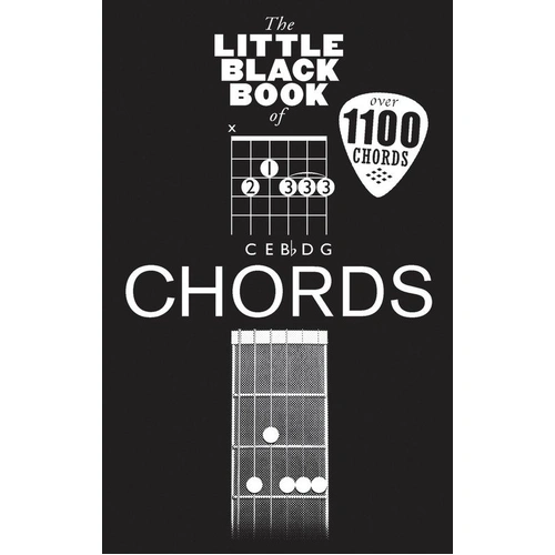 Little Black Book of Guitar Chords - Over 1100 Chords, Alternative Tunings, Fingerings & Tips for Guitarists, Pocket-Sized Edition