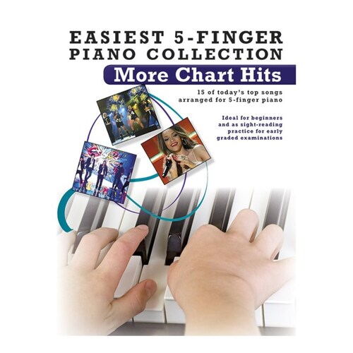 Easiest 5 Finger Piano Collection More Chart Hits (Softcover Book)