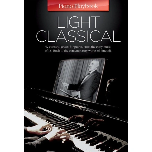 Piano Playbook Light Classical - 52 Solo Arrangements, 6x9 Format, Spiral Binding