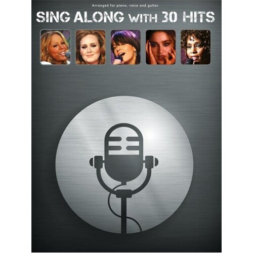 Sing Along With 30 Hits Book/CD