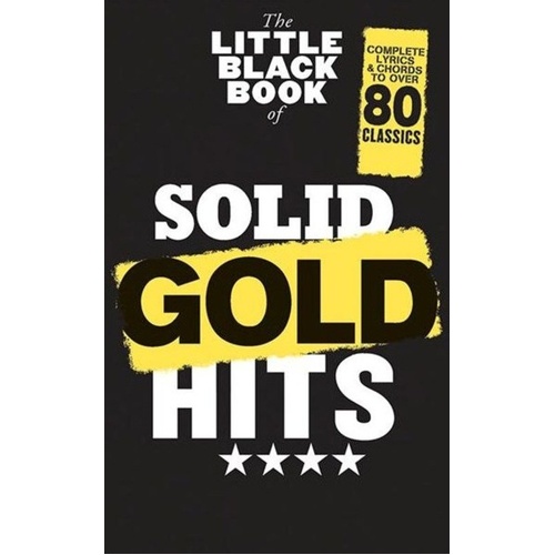 Little Black Book of Solid Gold Hits - Guitar Chord Songbook