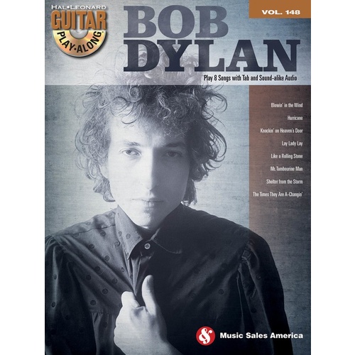 Bob Dylan Guitar Play Along V148 Book/CD