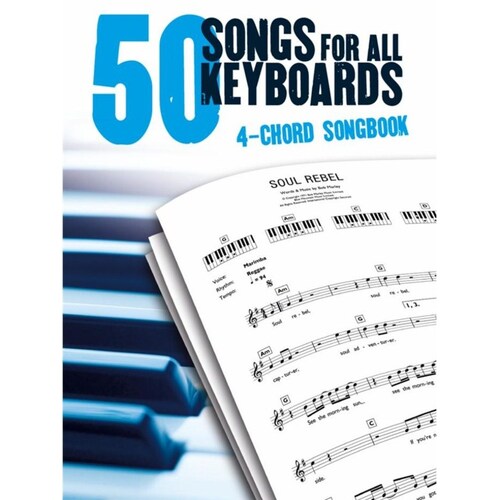 50 Songs For All Keyboards 4 Chord Songbook (Softcover Book)