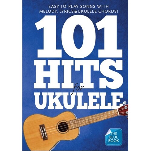 101 Hits For Ukulele Blue Book (Softcover Book)