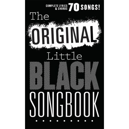 Original Little Black Songbook for Guitar - 70 Songs, Lyrics & Chords, Pocket-Sized, Wise Publications