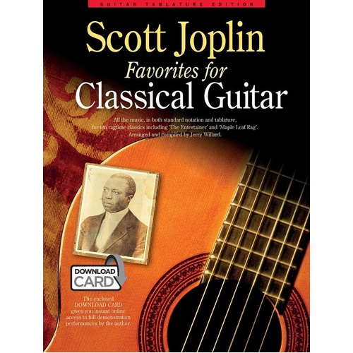 Scott Joplin Favorites for Classical Guitar by Jerry Willard