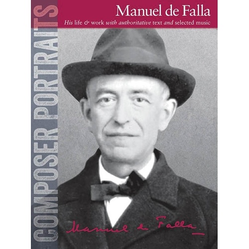 Composer Portraits Manuel De Falla (Softcover Book)