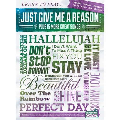 Learn To Play Just Give Me A Reason 15 More Hits Book/Online Audio
