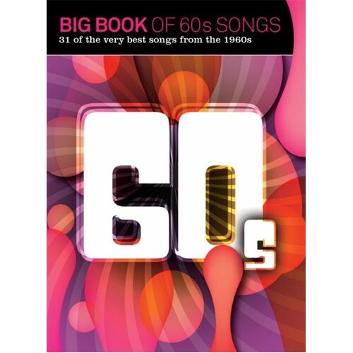 Big Book Of 60s Songs PVG (Softcover Book)