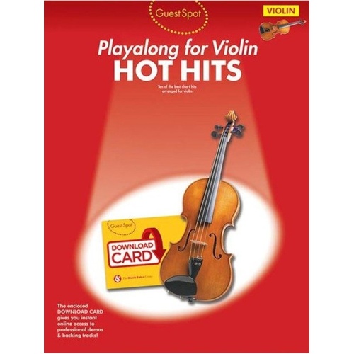 Guest Spot Playalong for Violin: Hot Hits