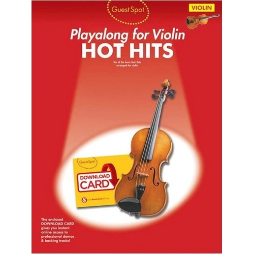 Guest Spot Playalong for Violin: Hot Hits
