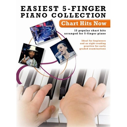 Easiest 5-Finger Piano Collection: Chart Hits Now Songbook