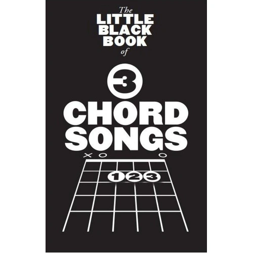 Little Black Book of 3 Chord Songs - Guitar Songbook with Lyrics, Chords & Chord Boxes, Over 80 Songs, Ideal for Beginners and Singalongs