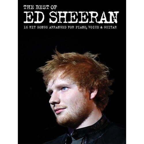 Best Of Ed Sheeran PVG (Softcover Book)