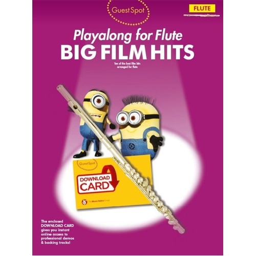 Guest Spot Playalong for Flute: Big Film Hits Sheet Music