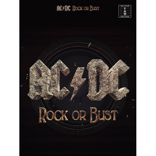 AC/DC - Rock Or Bust Guitar TAB (Softcover Book)