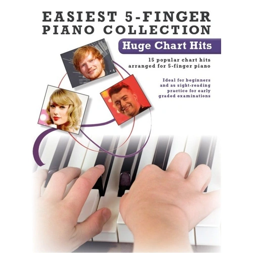 Easiest 5-Finger Piano Collection: Huge Chart Hits Songbook