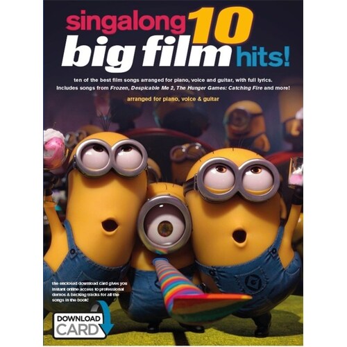 Singalong 10 Big Film Hits Book/Online Audio
