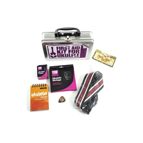 First Aid Kit for Ukulele - Essential Accessories in Portable Tin