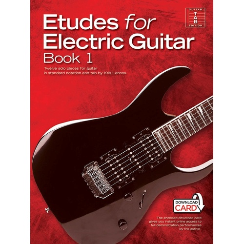 Etudes For Electric Guitar Book 1 Book/Online Audio (Softcover Book/Online Audio) Book