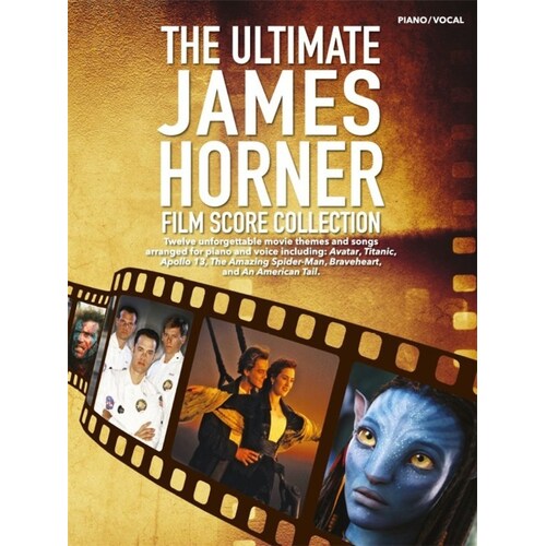Ultimate James Horner Film Scores Piano/Vocal